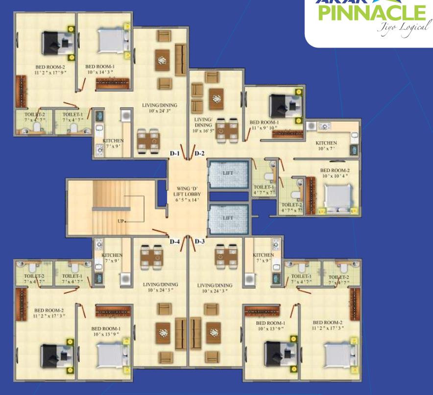 7067 Oth Floor Plan - Akar Pinnacle, Borivali East