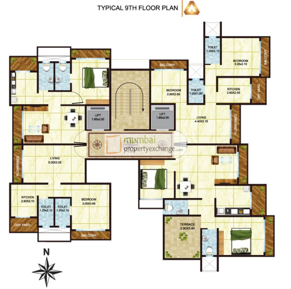 7098 Oth Floor Plan - Anmol Priti, Kandivali West