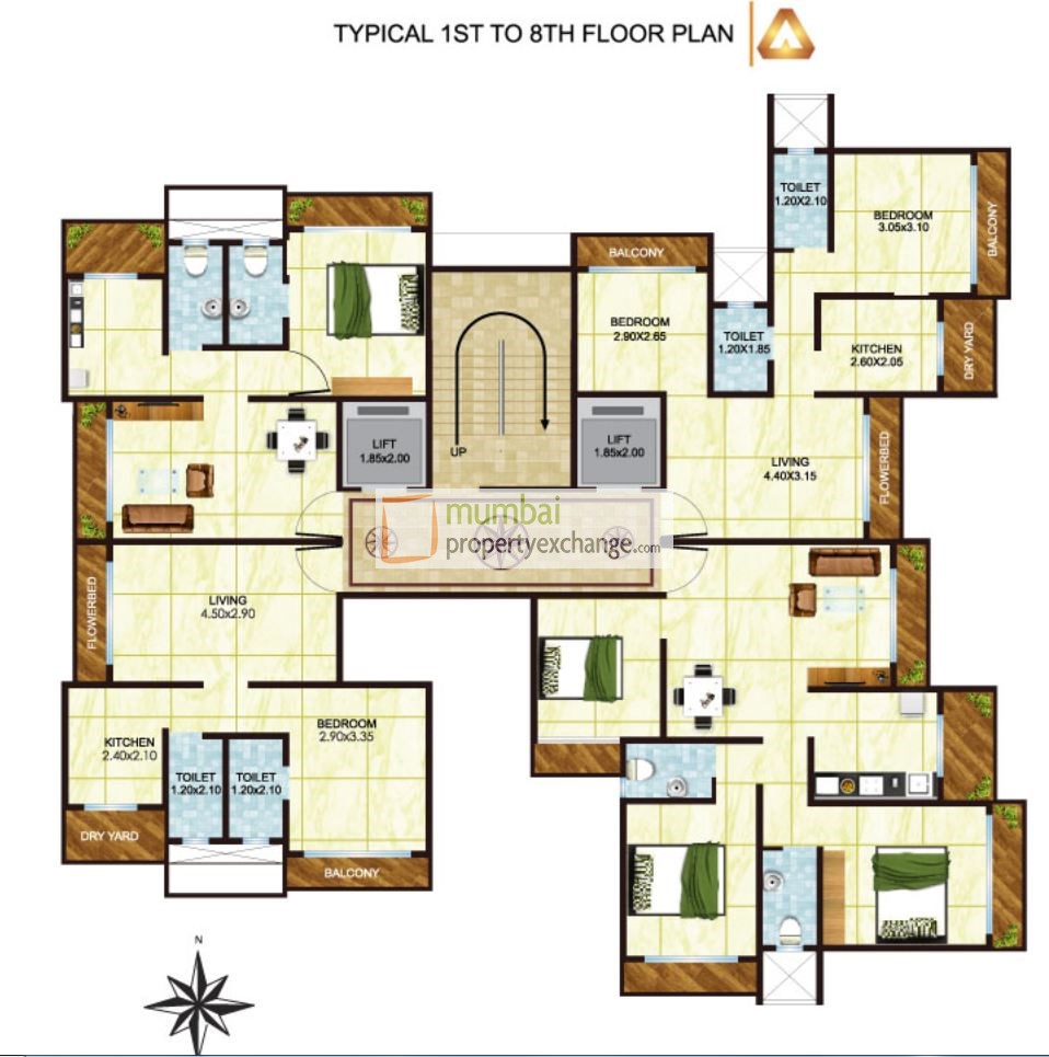 7098 Oth Floor Plan 1  - Anmol Priti, Kandivali West