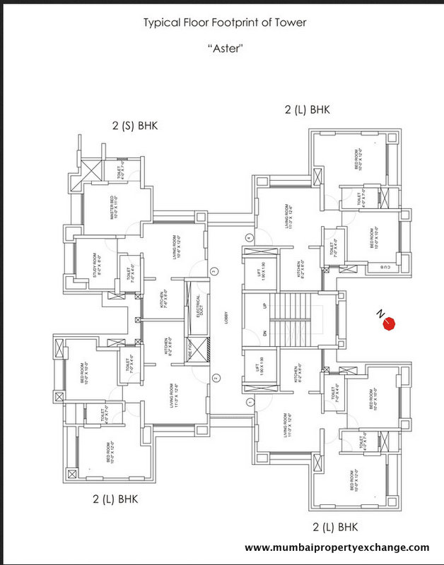 918 Oth Floor Plan - Runwal Garden City, Thane West