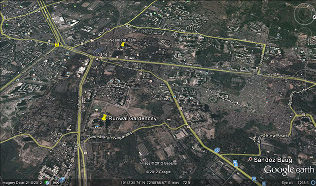 918 Oth Google Earth - Runwal Garden City, Thane West