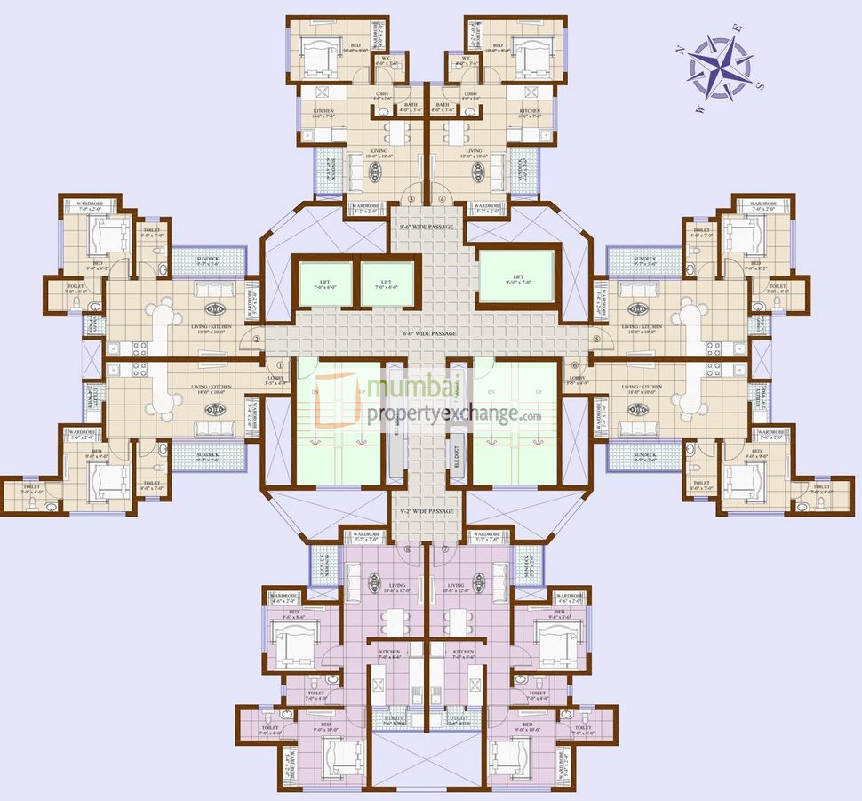 3 BHK Riviera, Kalyan — for Rent