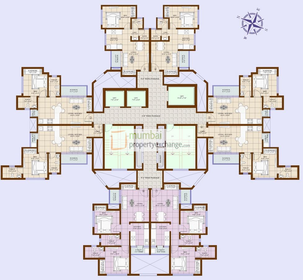 3 BHK Riviera, Kalyan — for Rent
