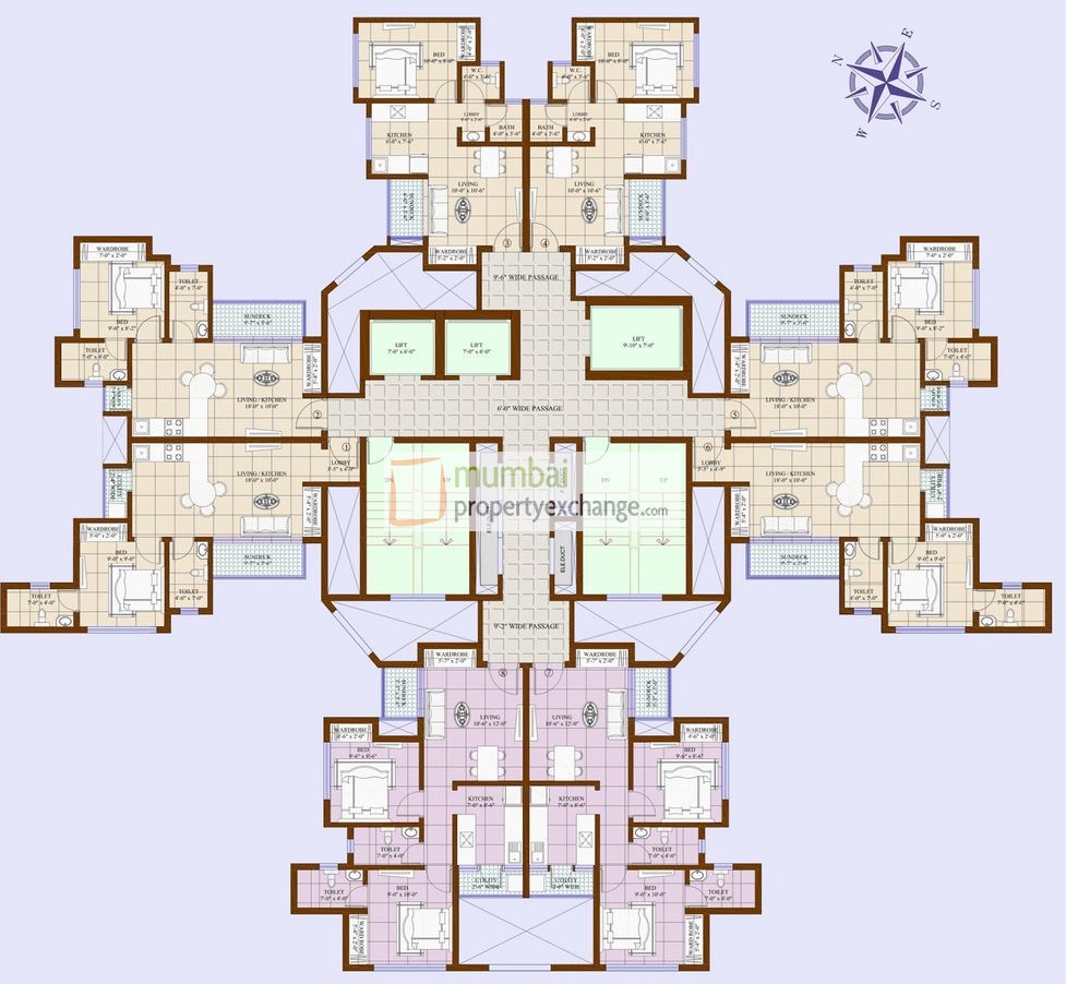 3 BHK Riviera, Kalyan — for Rent