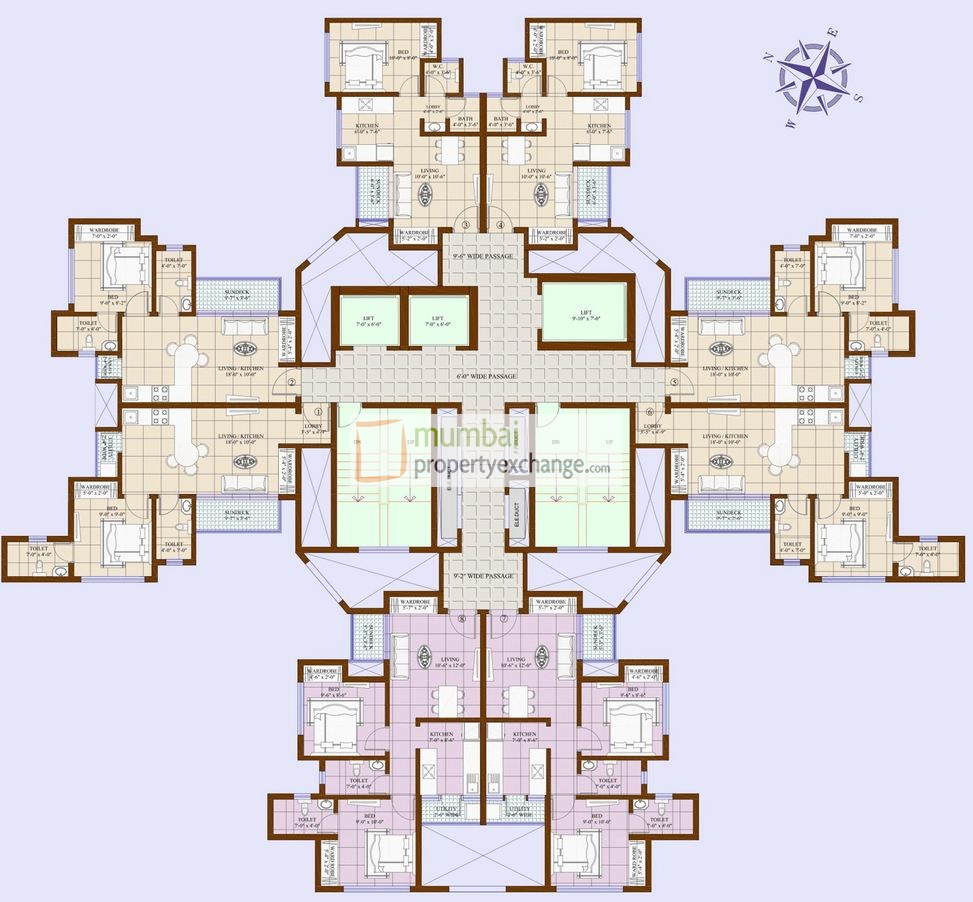 3 BHK Riviera, Kalyan — for Rent