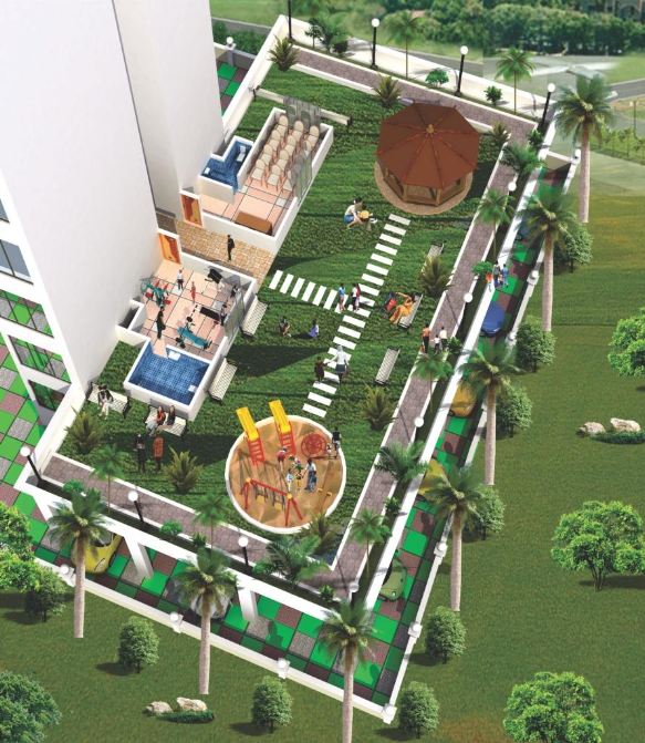 2 BHK TROPICAL LAGOON, Thane West — for Rent