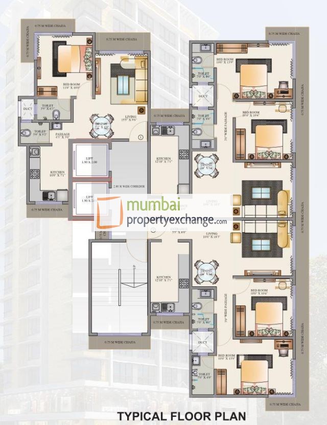 2 BHK Sun and Moon, Borivali East — for Rent