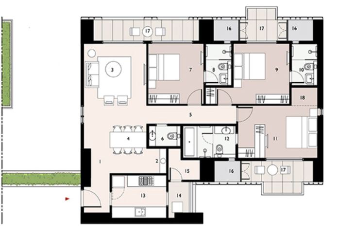 9277 Oth Floor Plan 10  - Lodha Enchante, Wadala