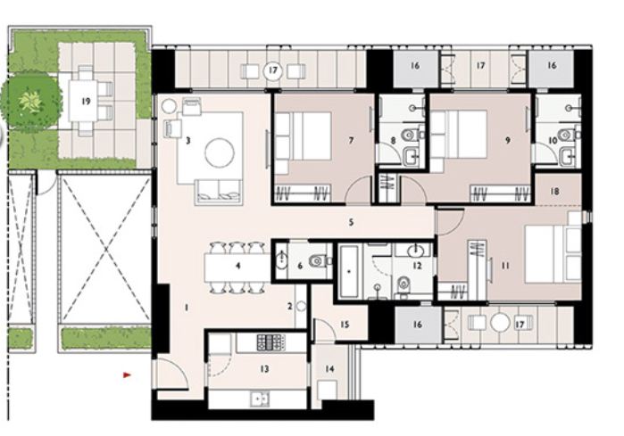 9277 Oth Floor Plan 12  - Lodha Enchante, Wadala