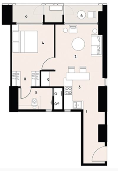 9277 Oth Floor Plan 1  - Lodha Enchante, Wadala