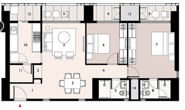 9277 Oth Floor Plan 2  - Lodha Enchante, Wadala