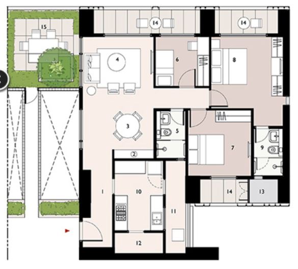 9277 Oth Floor Plan 8  - Lodha Enchante, Wadala