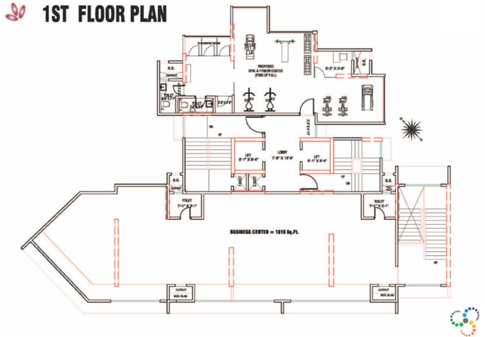 9348 Oth Floor Plan 1  - Acropolis, Borivali West