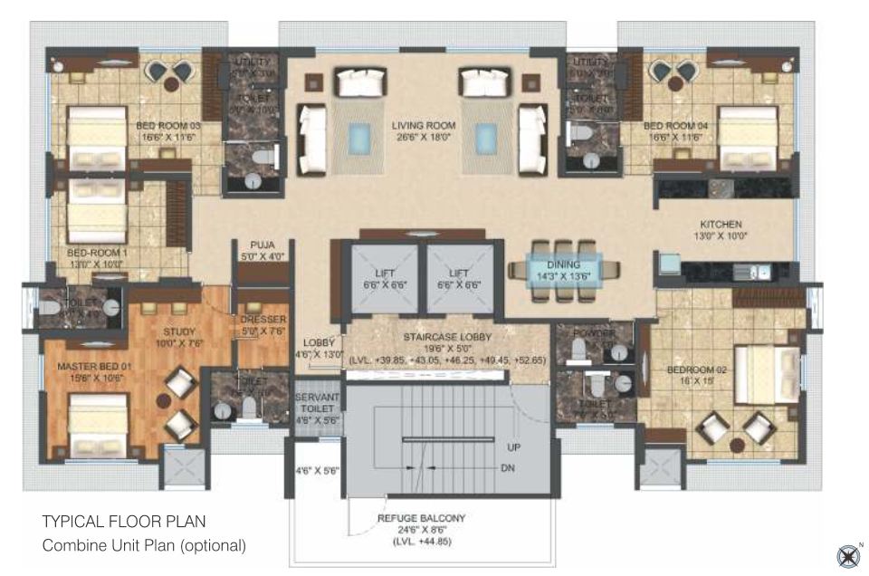 3 Pashmina Serene, Dadar East — for Sale