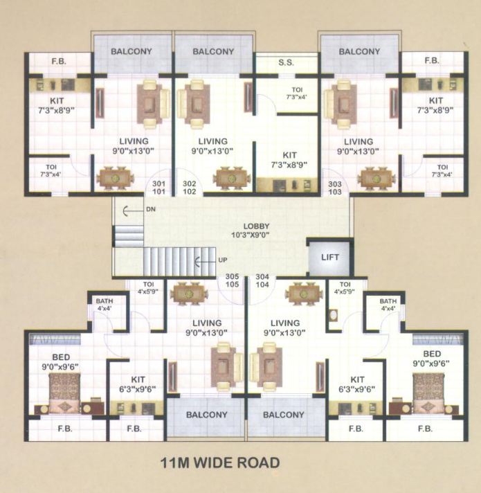 9478 Oth Floor Plan 1  - Navdurga, Chembur