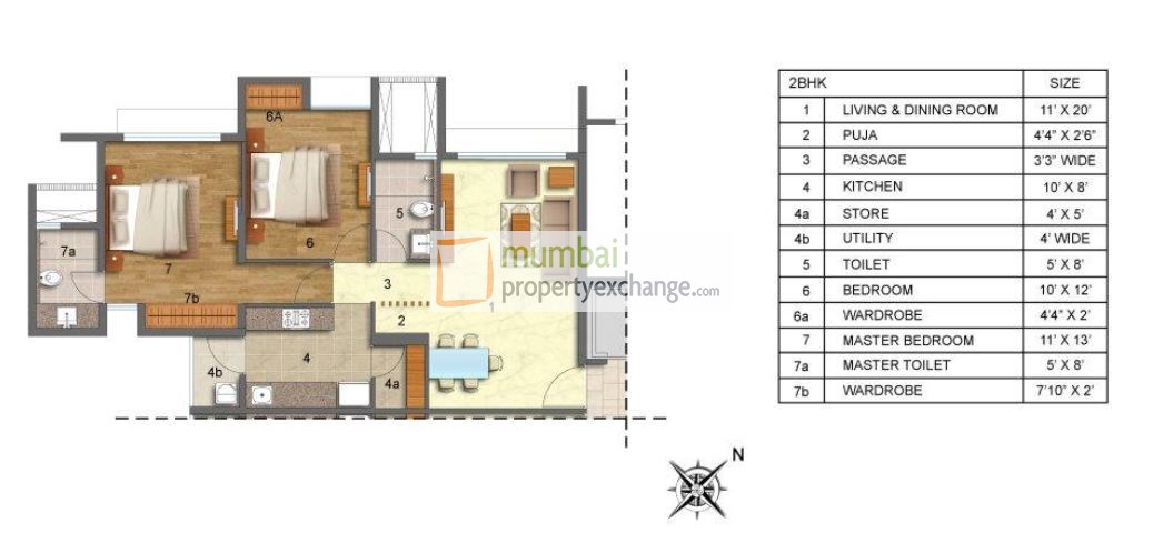 3 Lodha Luxuria Priva, Thane West — for Sale — photo 7