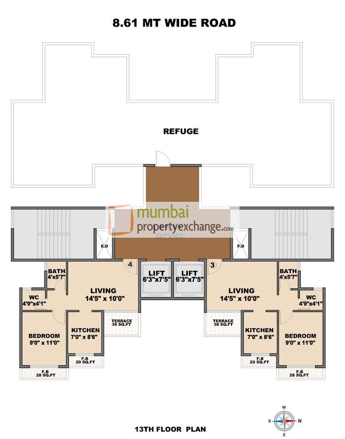 2 BHK Mahaavir Heights, Kharghar — for Sale