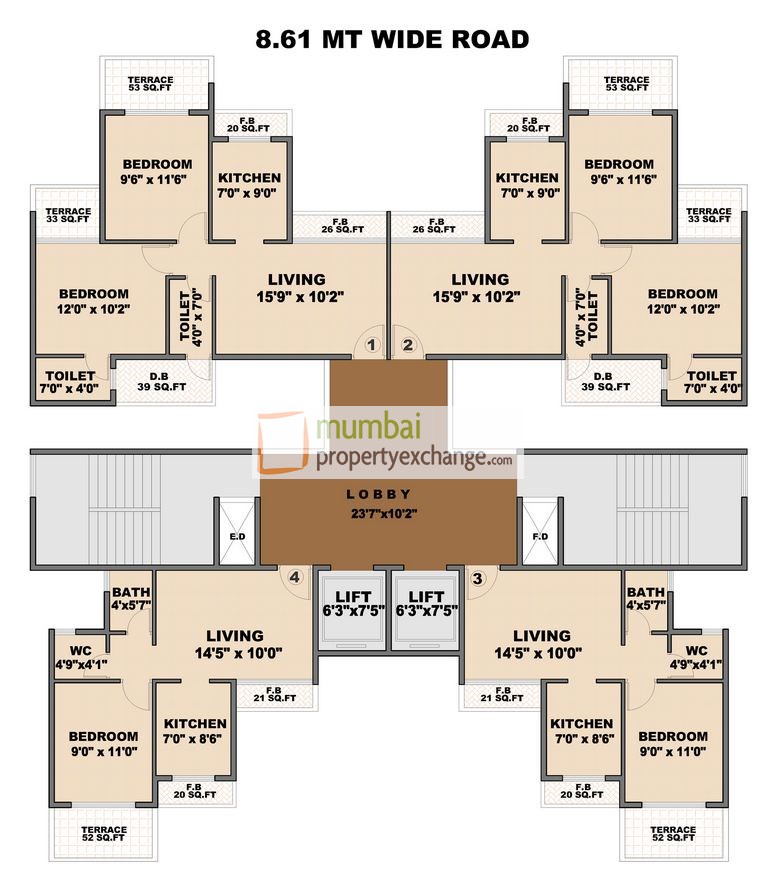 2 BHK Mahaavir Heights, Kharghar — for Sale