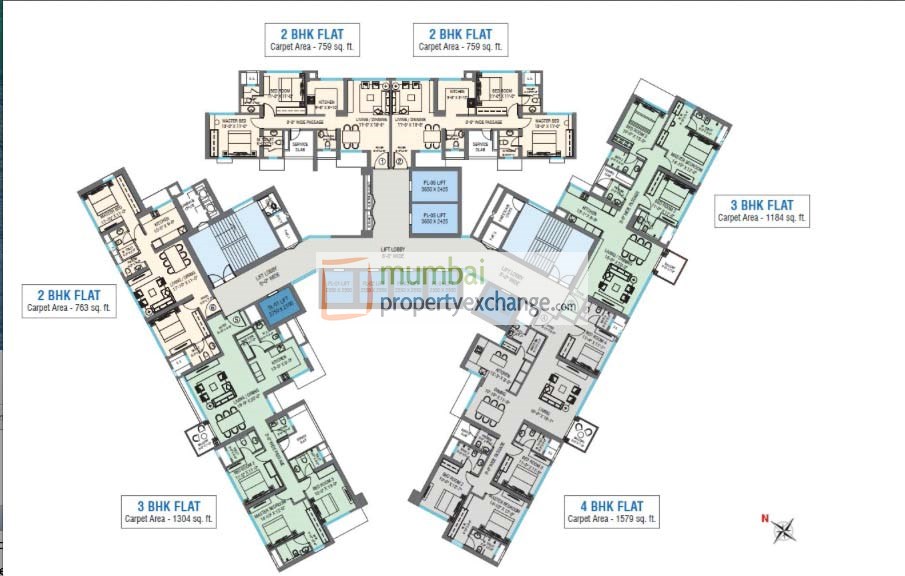 2 BHK Auris Serenity 3, Malad West — for Sale