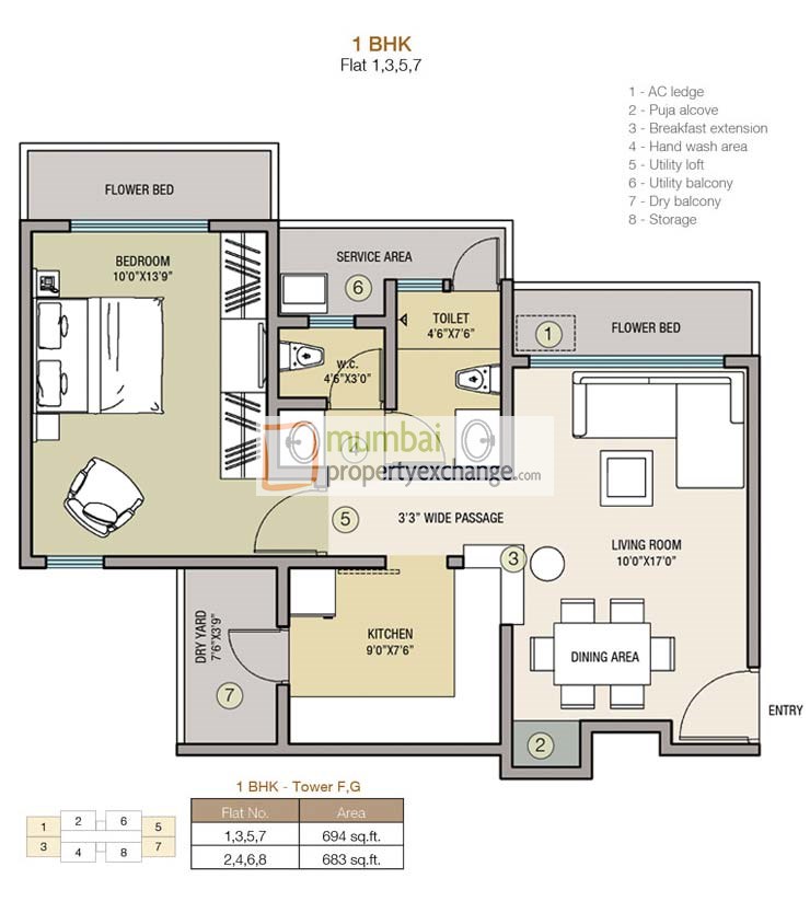 4 Kuber, Andheri West — for Rent