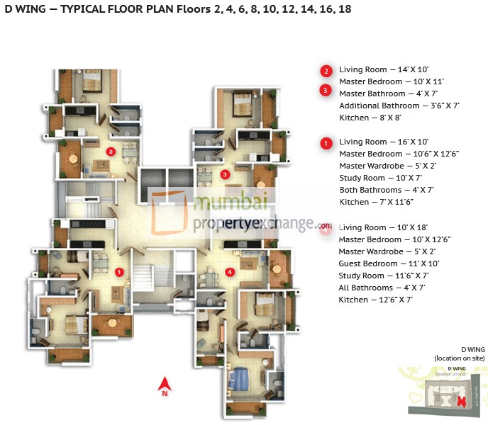 9751 Oth Floor Plan 7  - Darvesh Horizon, Dahisar East
