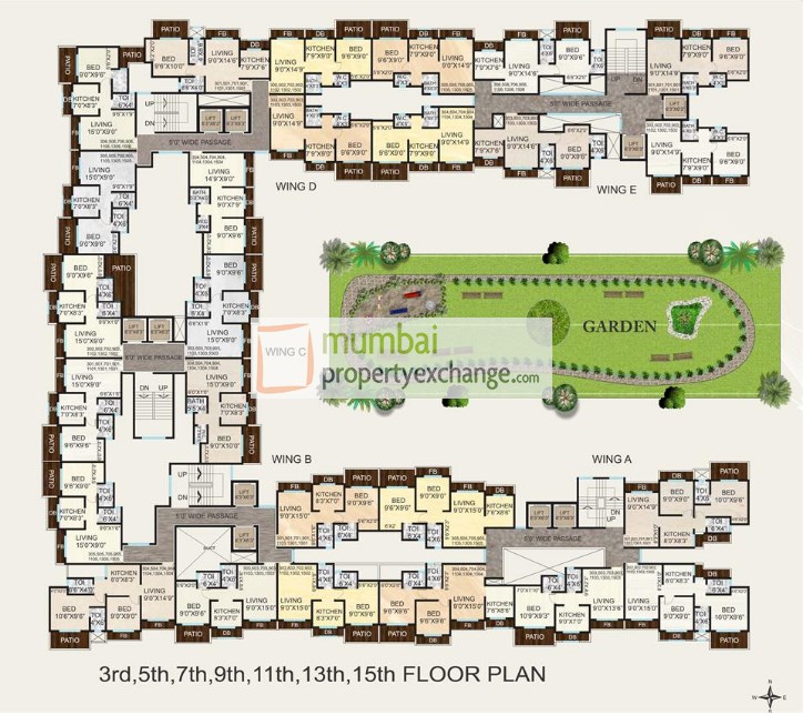 9752 Oth Floor Plan - Viva Maitry Heights, Virar