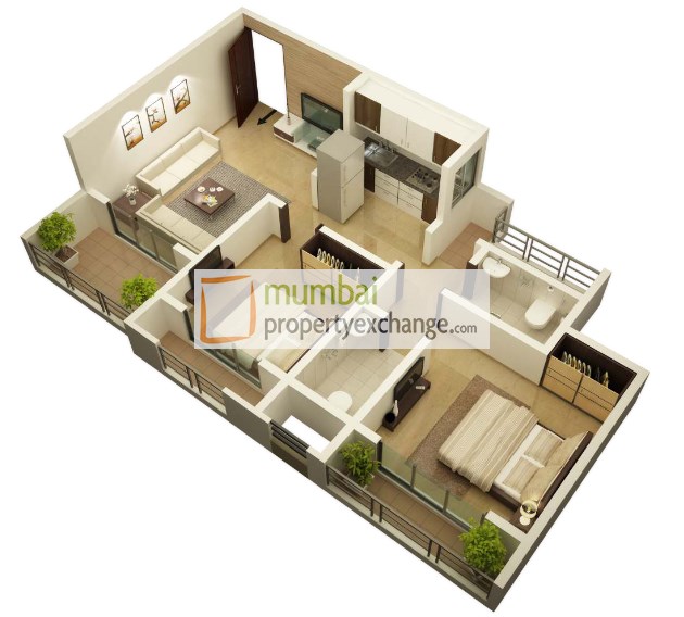 9752 Oth Floor Plan 1  - Viva Maitry Heights, Virar