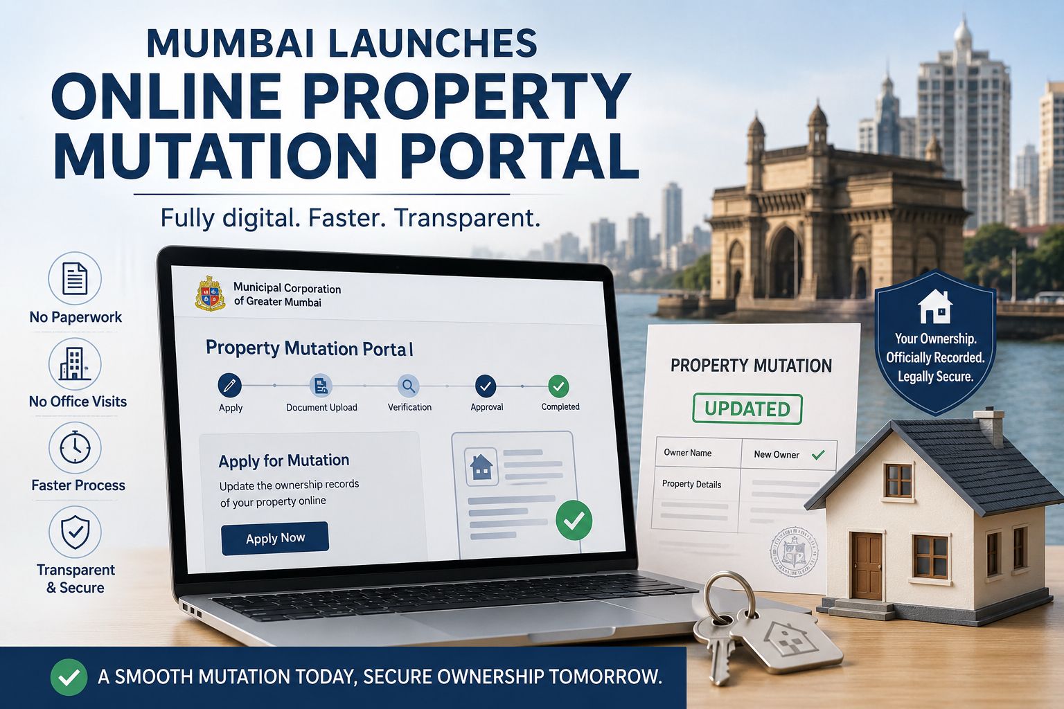 Mumbai Launches Online Property Mutation Portal for Homeowners