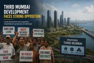 Land acquisition for Third Mumbai meets resistance as the project moves ahead