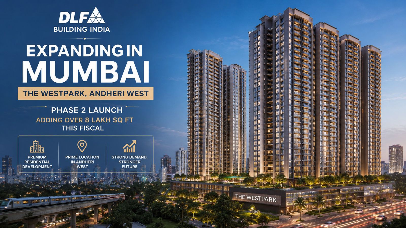 DLF Plans Major Expansion at The Westpark After Successful Mumbai Debut