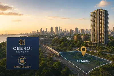Oberoi Realty's new SPV pays a first ₹247 crore toward 11 acres in Bandra