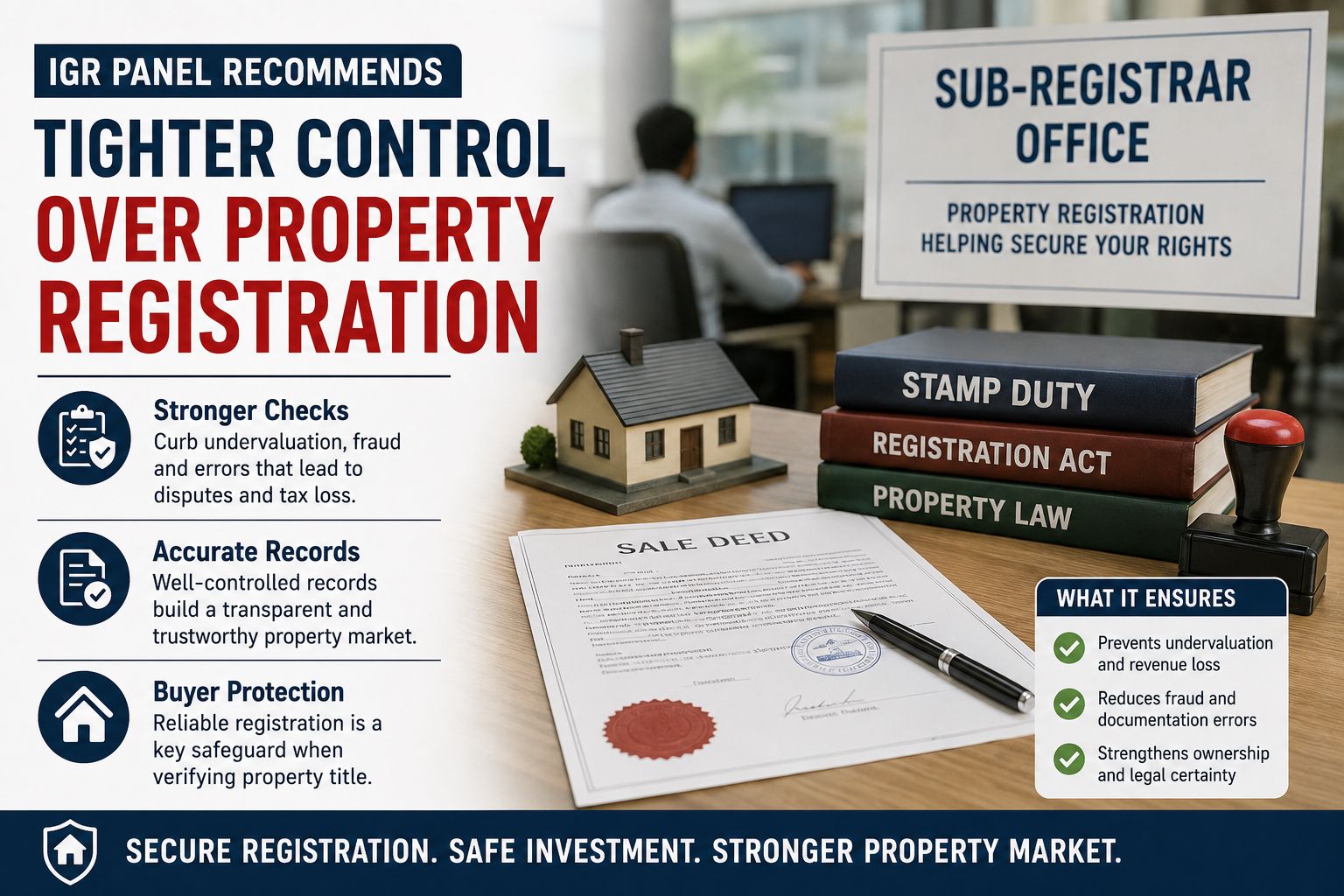 Panel Urges Tighter Control Over Property Registration