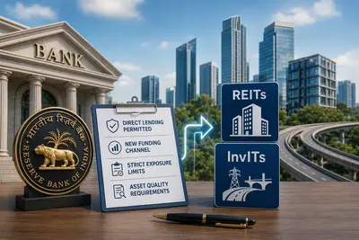 RBI permits bank lending to REITs and InvITs with strict exposure safeguards