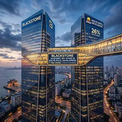 Blackstone to buy a 26% stake in Kolte-Patil Developers for ₹758.57 crore