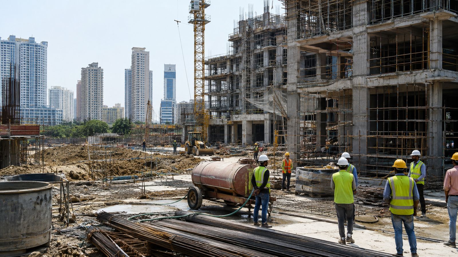 Mumbai Water Cuts Impact Construction Projects