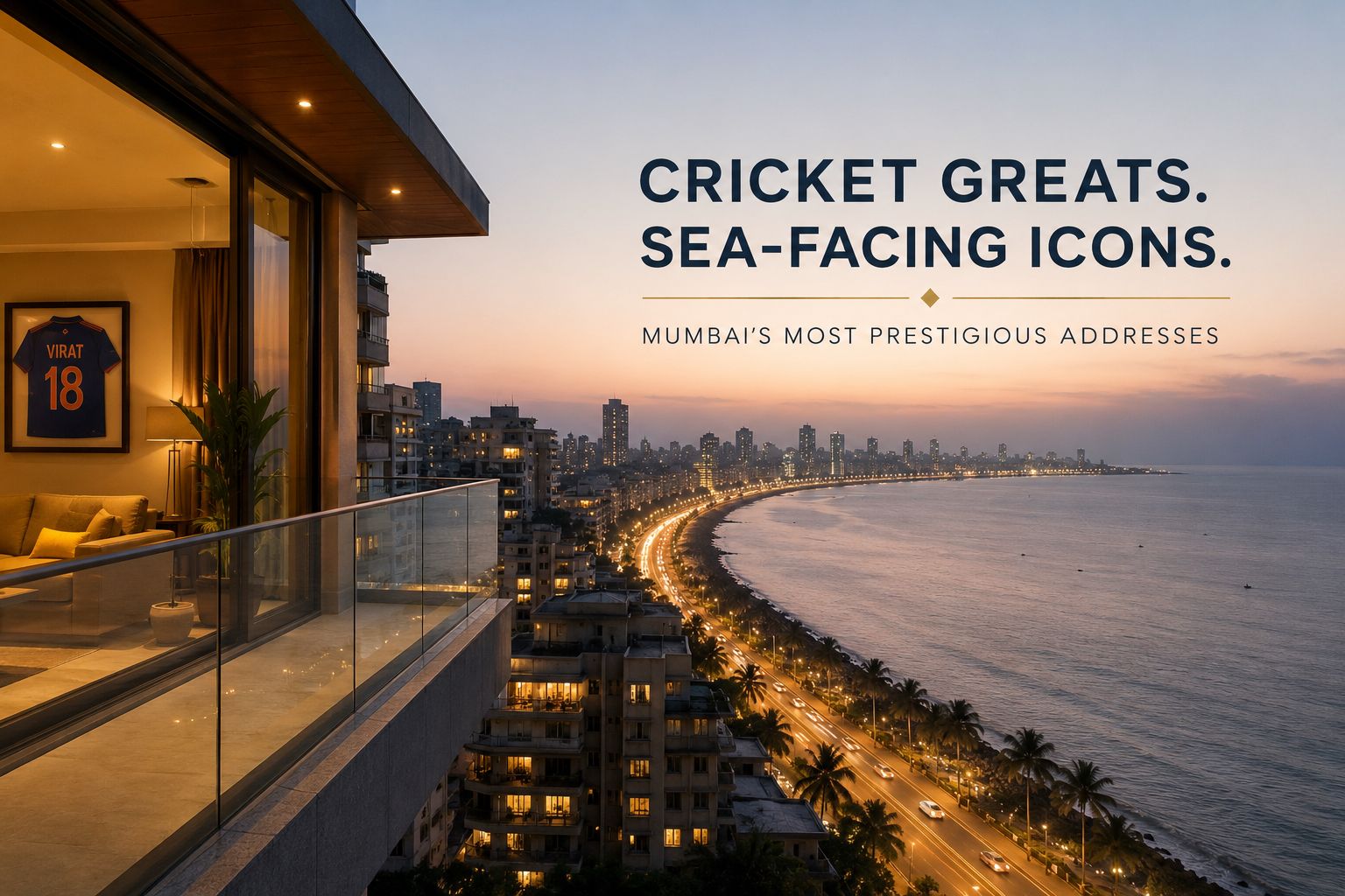 Luxury Sea-Facing Homes of Cricketers in Mumbai