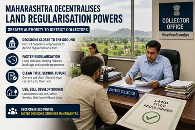 Maharashtra devolves land-regularisation powers to district collectors