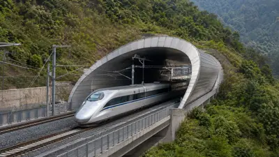 The bullet-train project adopts new tunnelling technology