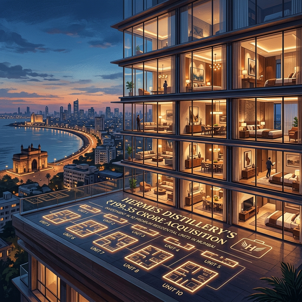Hermes Distillery Acquires 10 Residential Units in Mumbai for 199.35 Crore