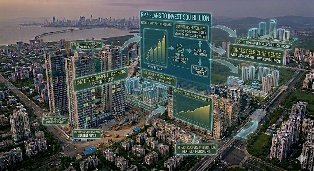 RMZ Plans $30 Billion Investment in Mumbai Region Over Next Decade