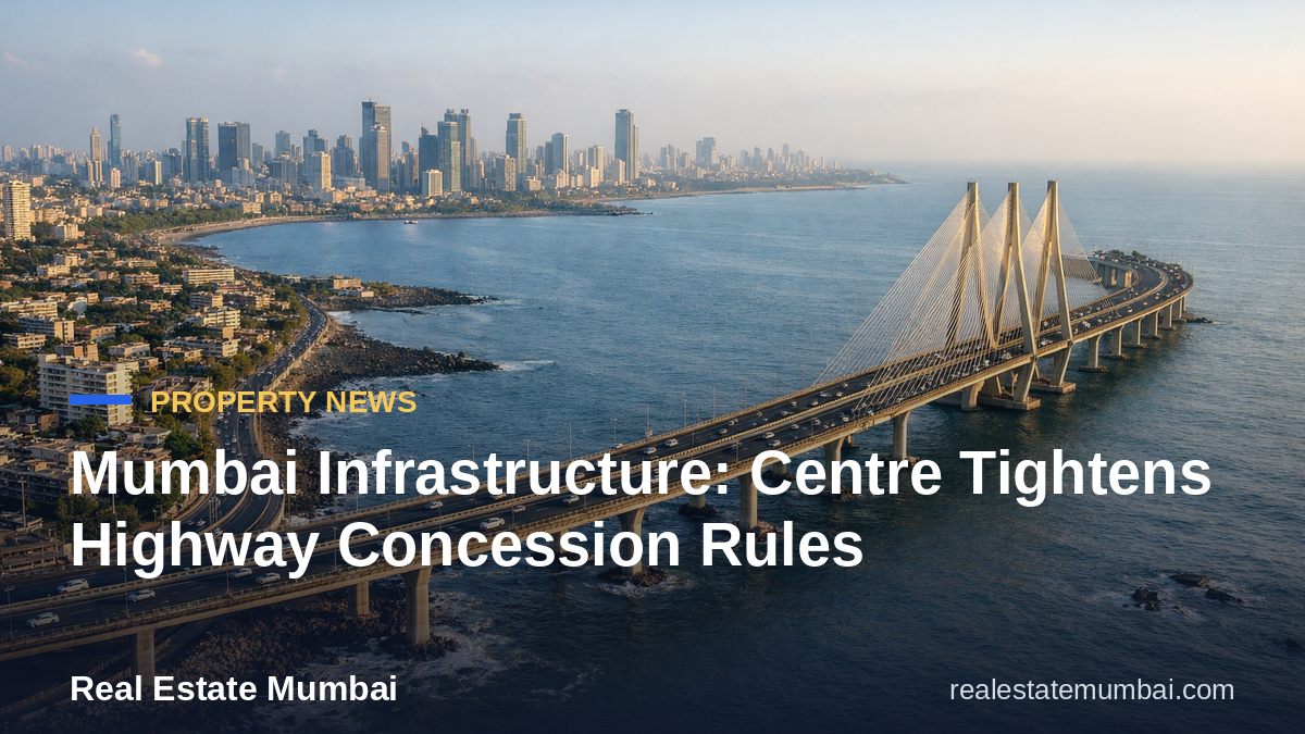 Mumbai Infrastructure: Centre Tightens Highway Concession Rules