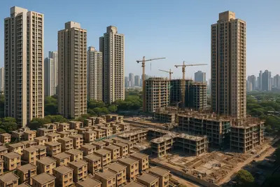 MHADA reviews construction progress on its Kalyan taluka housing projects