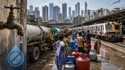 A tanker strike lays bare Mumbai's water dependence as Dadar and railways face shortages