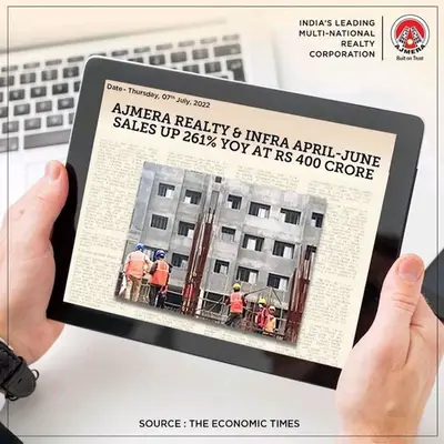 Ajmera Group Mumbai Sales touches 400 Crores