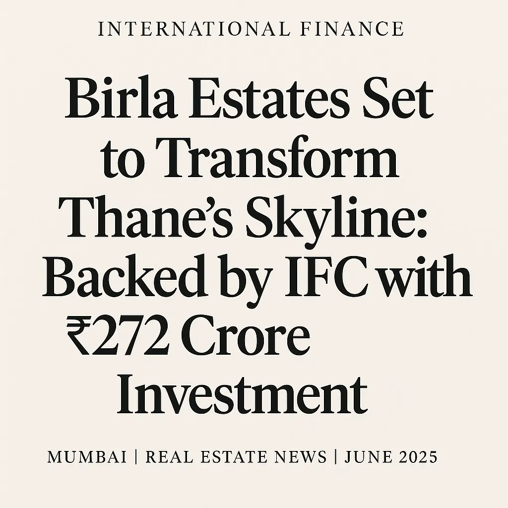 Birla Estates Set to Transform Thane’s Skyline: Backed by IFC with 272 Crore Investment