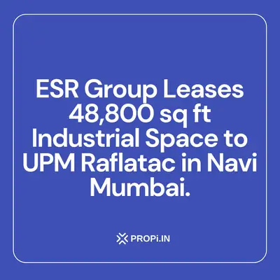 ESR Group leases 48,800 sq ft of Navi Mumbai industrial space to UPM Raflatac