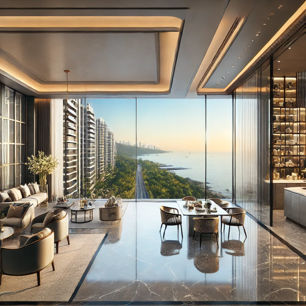 Large Luxury Flat at Lodha Malabar at Walkeshwar sold at 1.45 Lakhs PSF