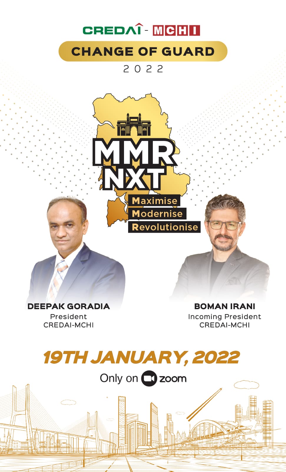 Mr.Boman Irani of Rustomjee becomes the New MCHI President