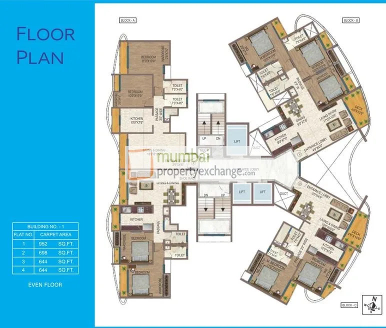 Even Floor Plan