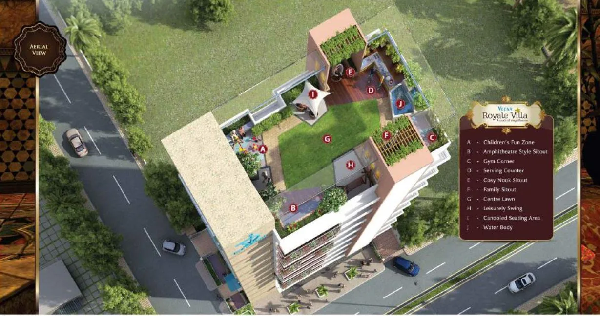 Royale Villa Rooftop Amenities